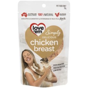 Love’em Chicken Breast for CATS – 35g LE511