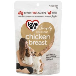 Love’em Chicken Breast for DOGS – 55g LE501