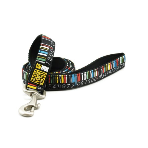 Max & Molly Barcode Short Leash L MM102008