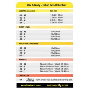 Max & Molly Booster Blue Harness L MM130016