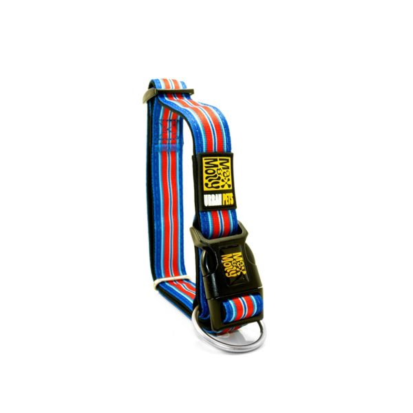 Max & Molly Hampton Strip Blue Collar L MM135004