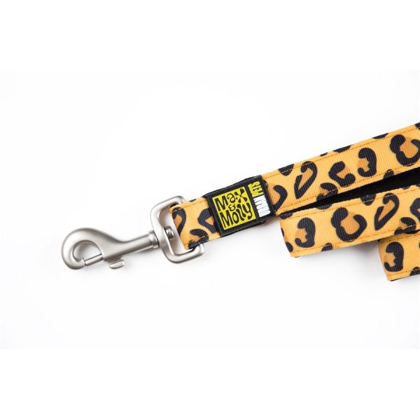 Max & Molly Leopard Classic Short Leash M MM119007