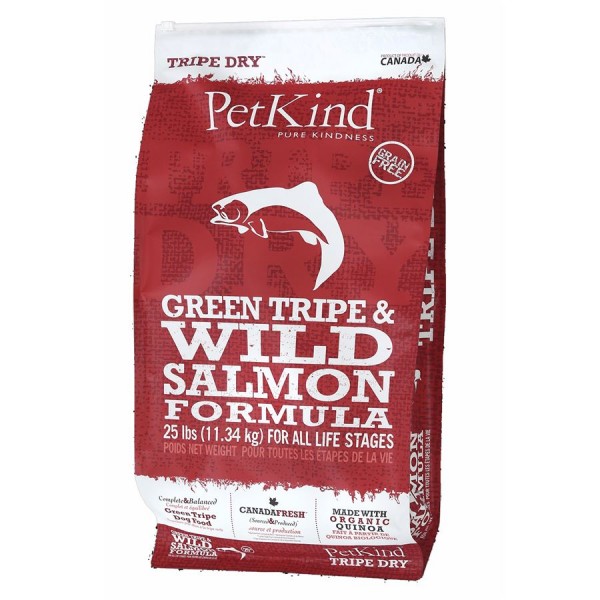 PetKind Wild Salmon & Tripe 25lb (11.34kg) PE1103
