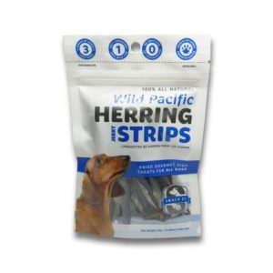 Snack 21 Wild Pacific Herring Strips for DOGS 25g SN102