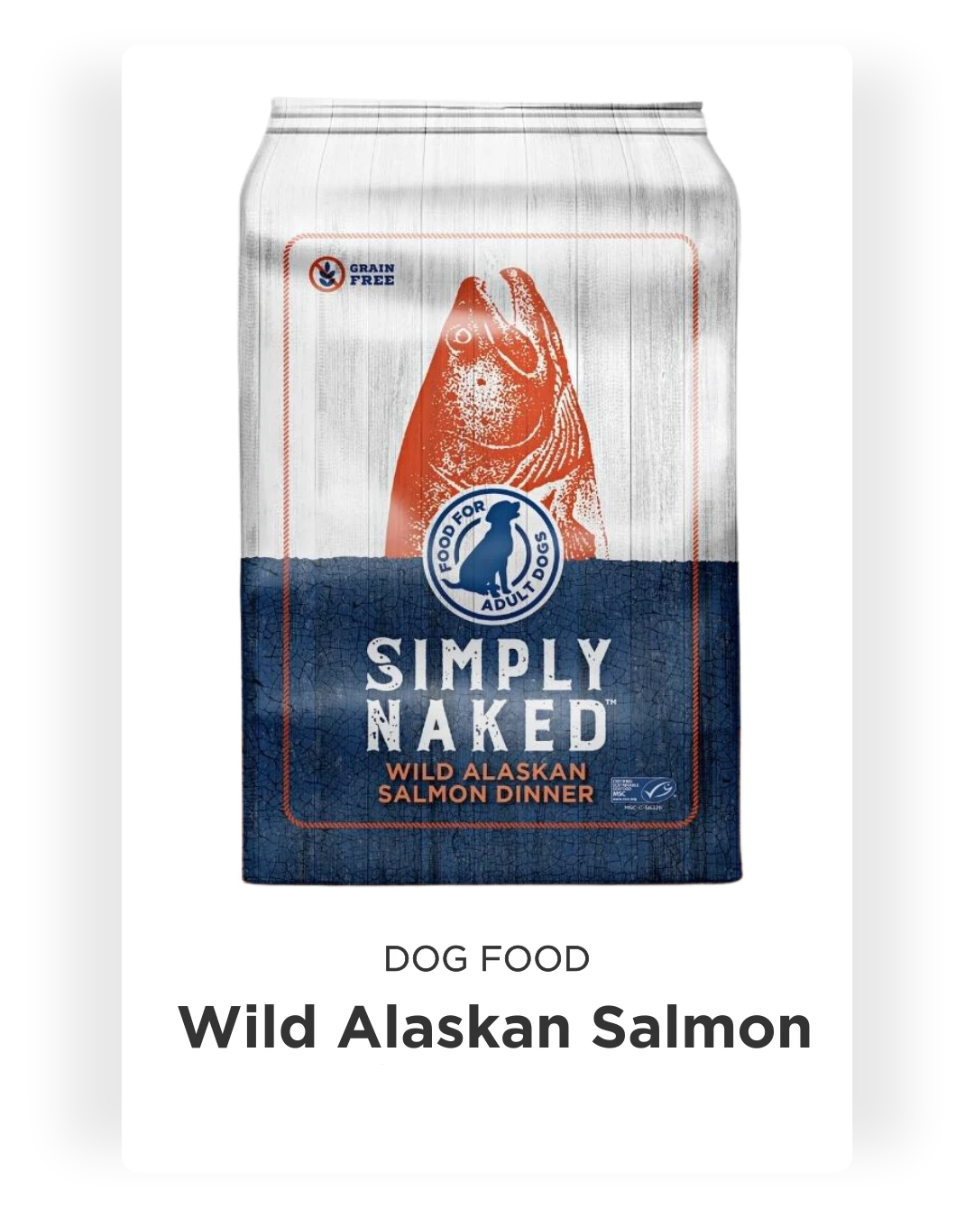 Dog Food: Wild Alaskan Salmon(40 - 50G) - Grain-free formula